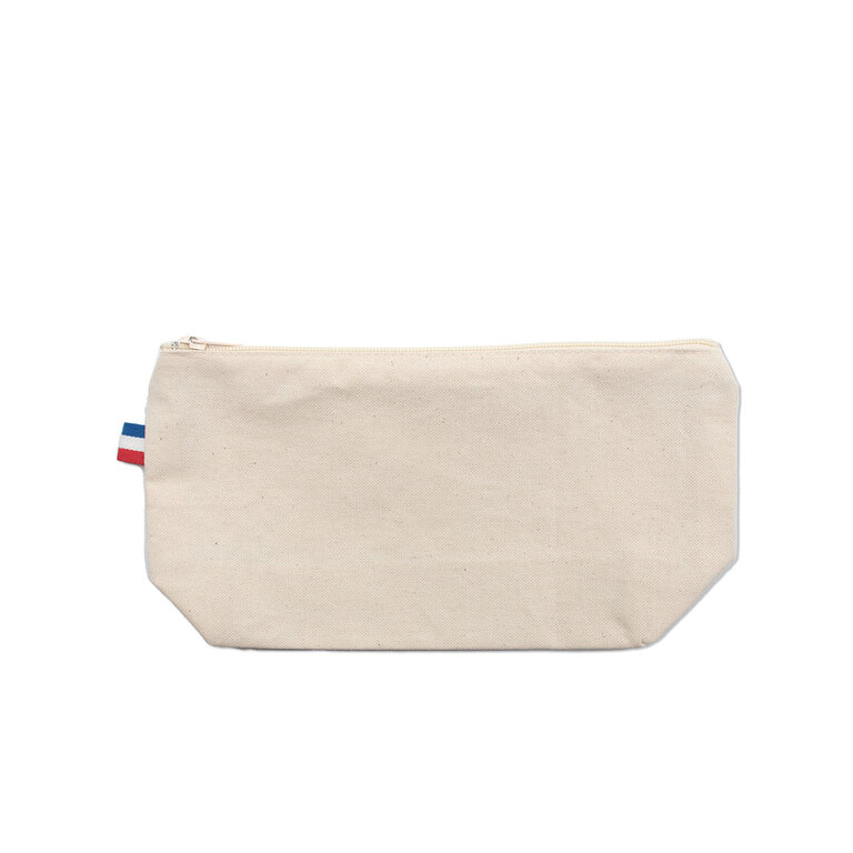 Trousse publicitaire avec soufflet de fond certifié GOTS made in France - Elise GOTS | pandacolach