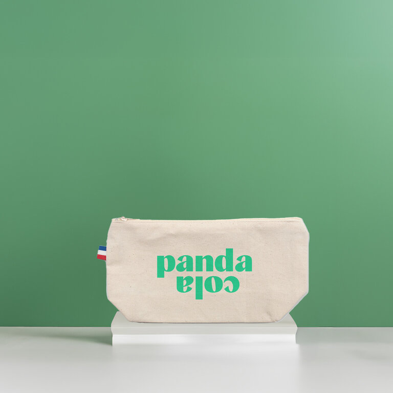 Trousse publicitaire avec soufflet de fond certifié GOTS made in France - Elise GOTS | pandacolach