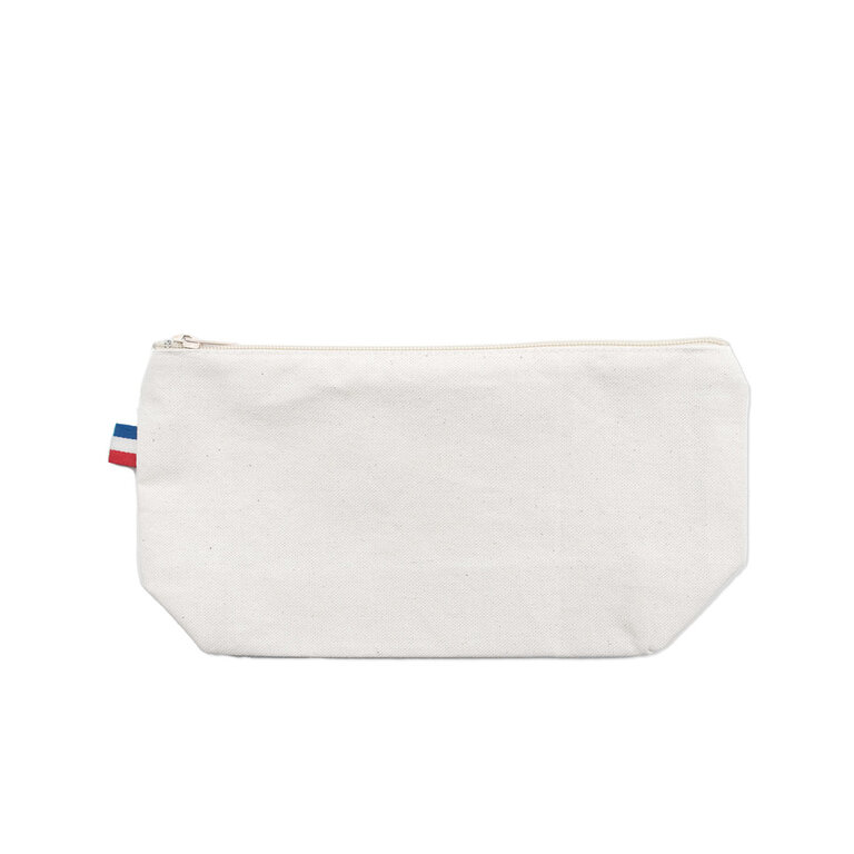 Trousse publicitaire avec soufflet de fond 100% matières recyclées made in France - Elise GRS | pandacolach