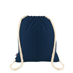 Sac à cordelettes personnalisable en coton tissé made in France - Angus | pandacolach - thumb