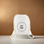 Sac à cordelettes publicitaire 100% matières recyclées made in France - Angus GRS | pandacolach - thumb - 1