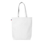Sac cabas personnalisable en quadrichromie avec soufflet de fond en coton made in France - Jacques quadri | pandacola - thumb