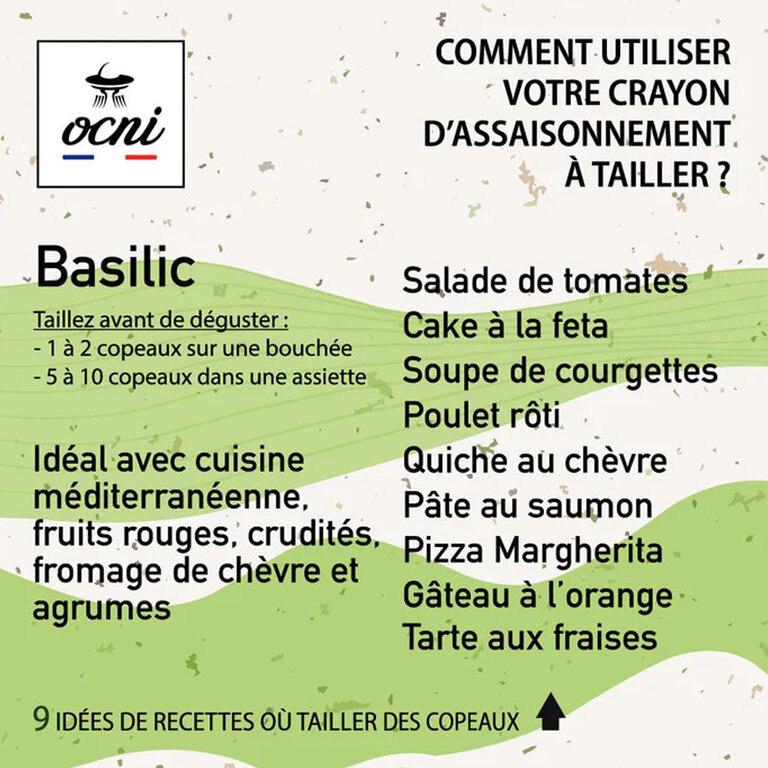 Crayon d'assaisonnement personnalisable avec taille crayon Made in France | pandacola - 2