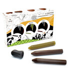 3 crayons d'assaisonnement personnalisé made in France au basilic - truffe noire - cèpe | pandacolach - thumb - 3