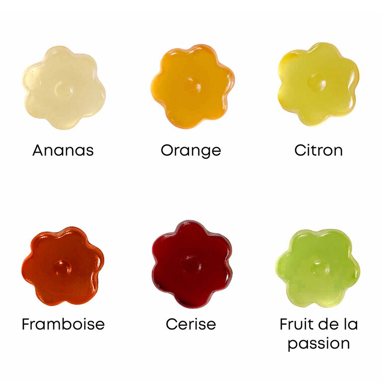 Sachet de bonbons personnalisable gomme de fruits à formes - Gob | pandacola - 2