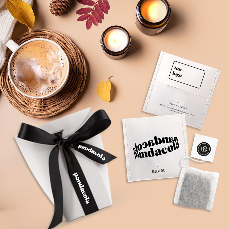 Pochette de sachets de café personnalisable Made in France Le Beau Thé® | pandacolach