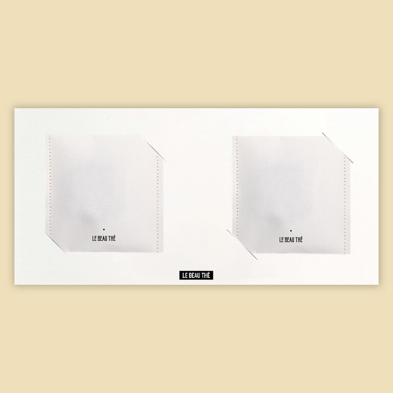 Carte de café double à infuser 100% personnalisable Made in France Le Beau Thé®| Vu sur QVEMA | pandacola