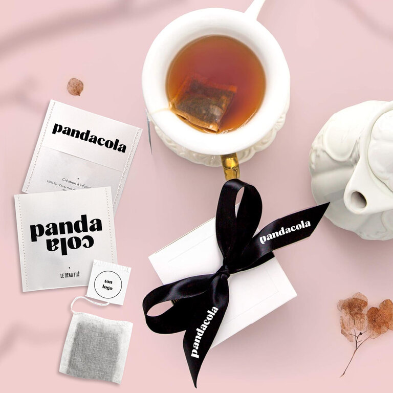 Boîte de plusieurs sachets de thé personnalisés Made in France Le Beau Thé® | pandacola