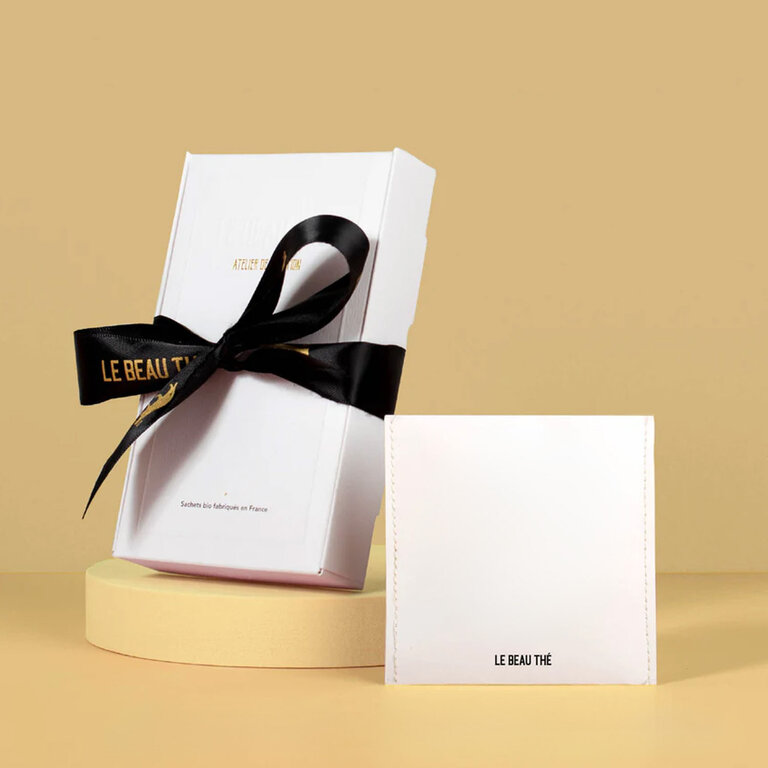 Coffret boîte aux lettres avec des sachets de café personnalisable Made in France Le Beau Thé®| Vu sur QVEMA | pandacola