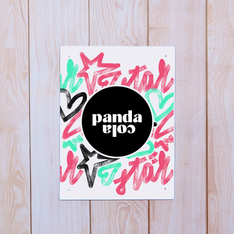 Plaque en métal personnalisable multiformat | pandacolach