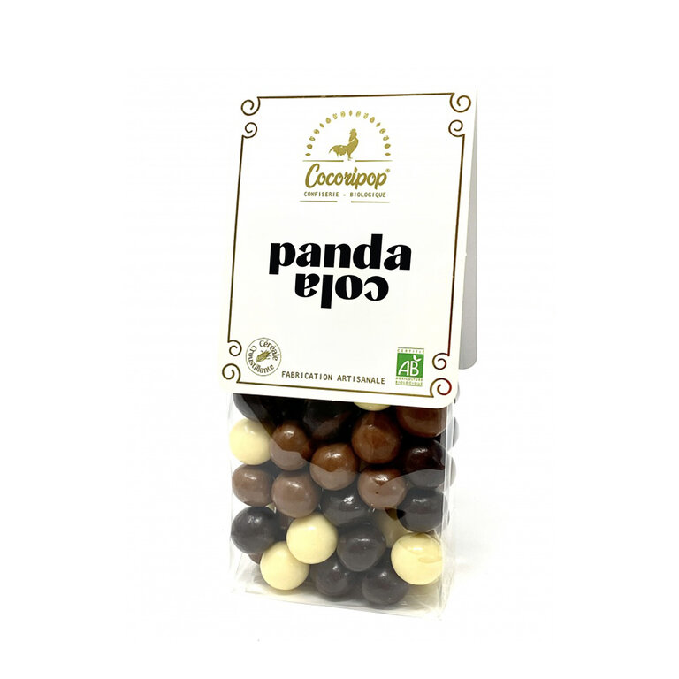 Sachet de soufflés enrobés personnalisable 100 gr | Cocoripop® | pandacolach