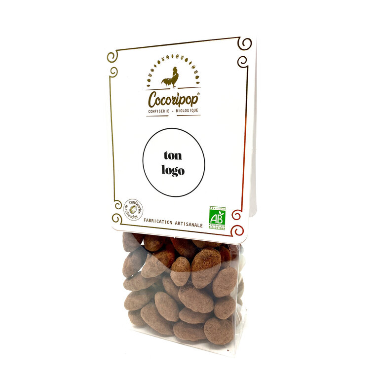 Sachet d'enrobés chocolatés personnalisable différents goûts | Cocoripop® | pandacolach