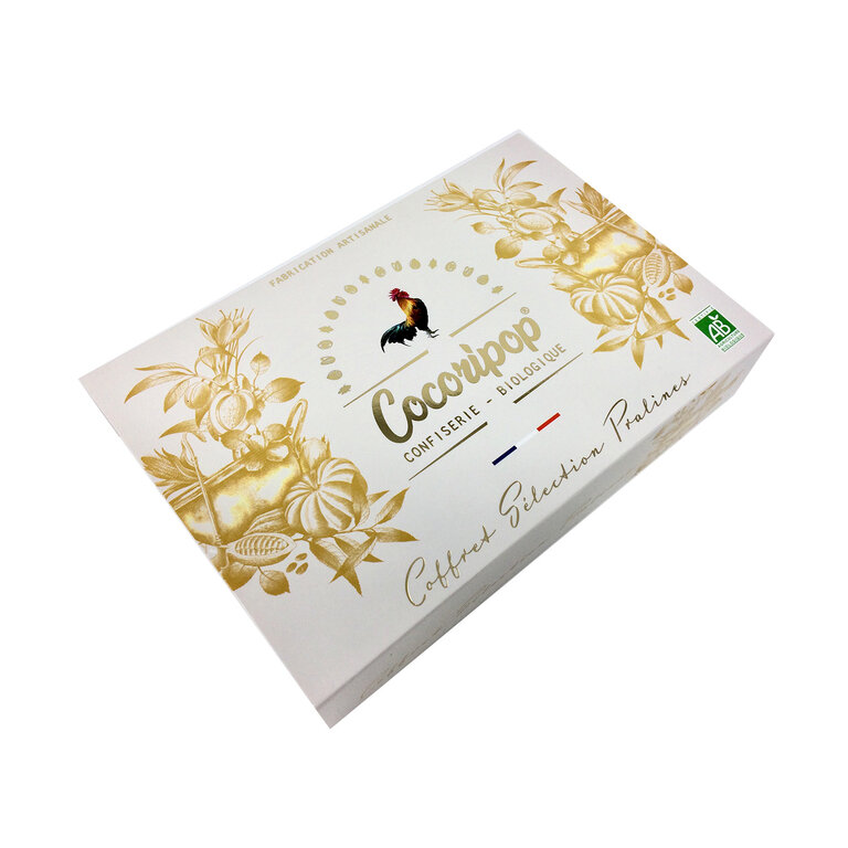 Coffret sélection pralines personnalisable 300gr | Cocoripop® | pandacola