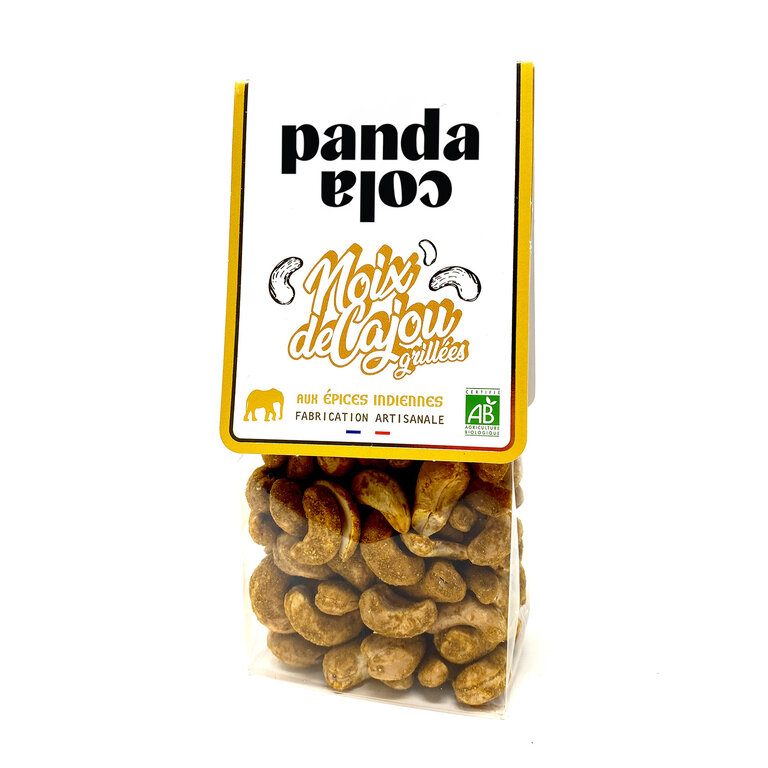 Sachet de noix de cajou grillées personnalisable 125 gr | Cocoripop® | pandacolach