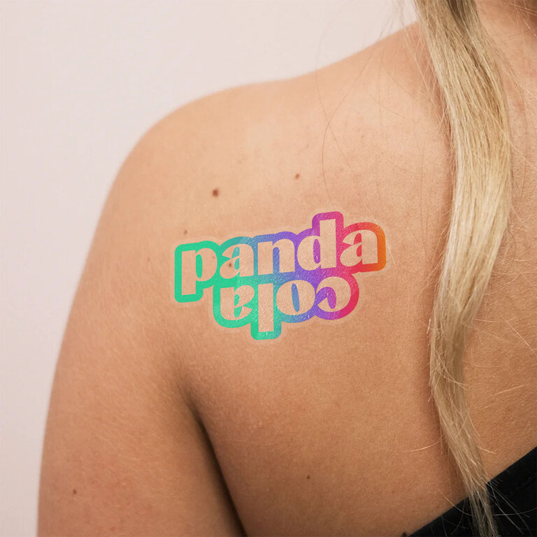 Tatouage personnalisé en format rectangulaire | pandacolach