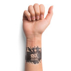 Tatouage effet pailleté personnalisé en format rectangulaire | pandacolach - thumb