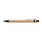 Stylo à bille personnalisable en bambou et noir - Tural black | pandacolach - thumb