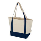 Tote bag personnalisé bicolore en coton recyclé 320 gr/m² - Mixou | pandacolach - thumb