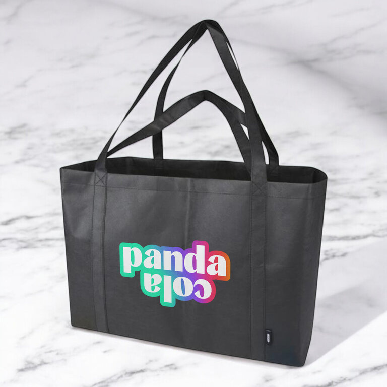 Sac shopping personnalisable extra-large en non tissé recyclé - Spacio | pandacolach