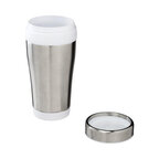 Mug isotherme personnalisé double paroi en acier recycél 410 ml - Palilou recyclé | pandacola - thumb - 1