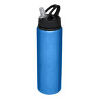Gourde de sport personnalisable en aluminium avec paille et poignée 800 ml - Bouge | pandacolach - thumb