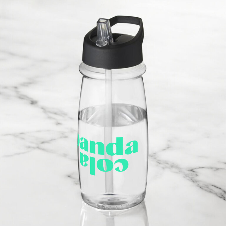 Gourde de sport personnalisée avec paille et poignée 600 ml - Bondi | pandacolach
