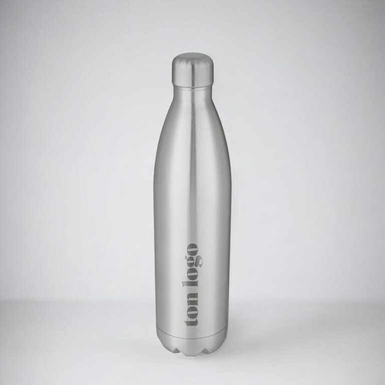Bouteille personnalisée isotherme en acier inoxydable 1L - Covina | pandacolach