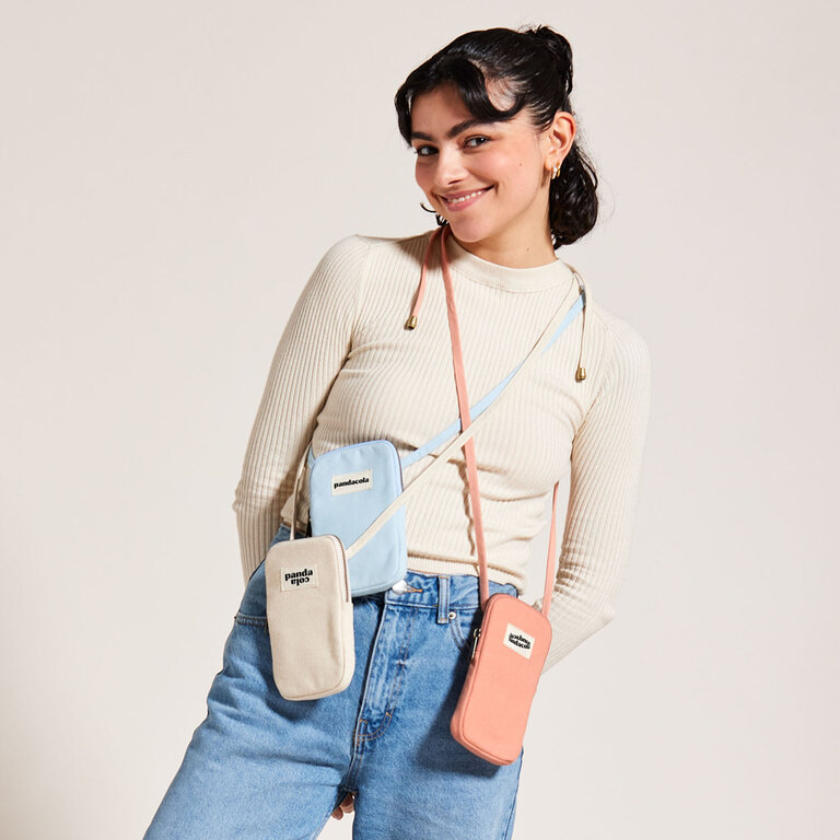 Housse pour téléphone personnalisable 100% coton biologique - Théo | pandacolach