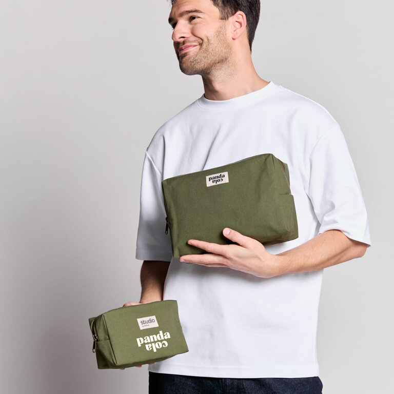 Trousse personnalisable en coton 100% biologique - Estelle | pandacolach