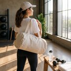 Sac polochon personnalisé en coton 100% biologique - Sam | pandacola - thumb - 1
