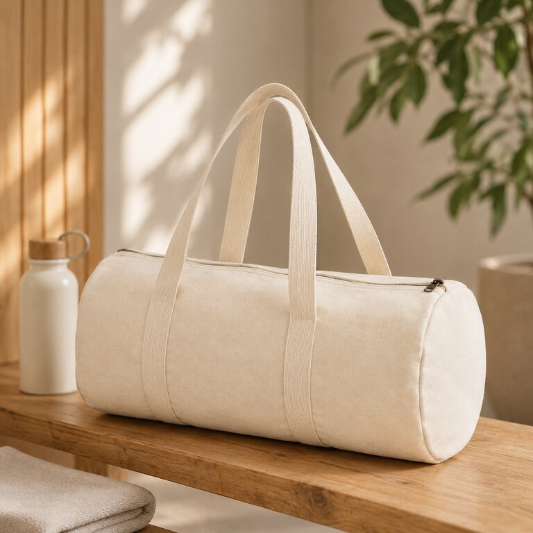 Sac polochon personnalisé en coton 100% biologique - Sam | pandacola - 2