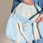 Sac polochon personnalisé avec bandoulière en coton 100% biologique - Sammy | pandacola - thumb - 1