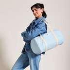 Sac polochon personnalisé avec bandoulière en coton 100% biologique - Sammy | pandacola - thumb - 2