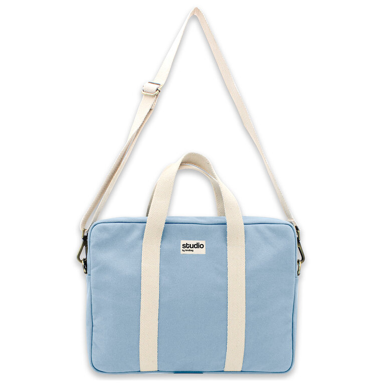 Sac pour ordinateur 13 à 15 pouces en coton 100% biologique - Luis | pandacolach