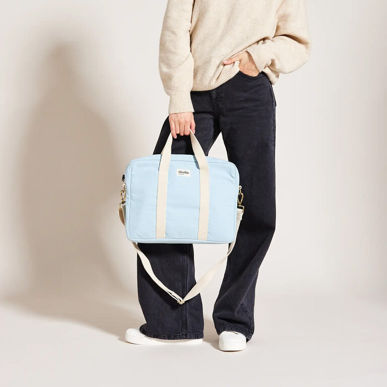 Sac pour ordinateur 13 à 15 pouces en coton 100% biologique - Luis | pandacolach - 2