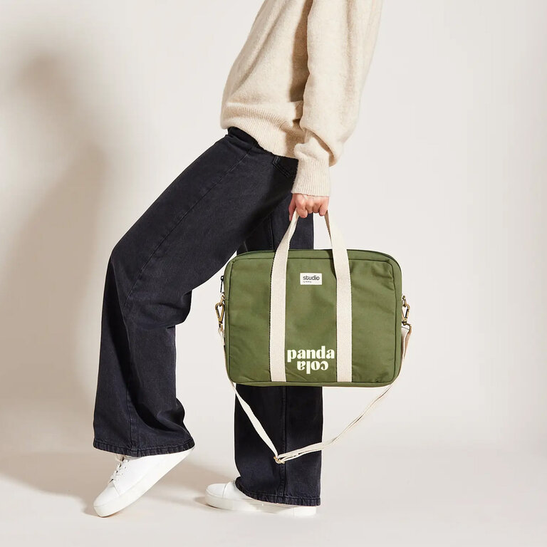Sac pour ordinateur 13 à 15 pouces en coton 100% biologique - Luis | pandacolach