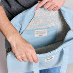 Sac de sport ou week-end personnalisable en coton 100% biologique - Hugo | pandacola - thumb - 1