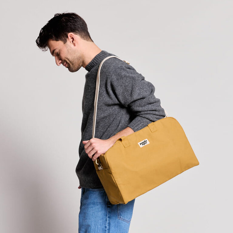 Sac de sport ou week-end personnalisable en coton 100% biologique - Hugo | pandacolach