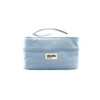 Trousse de voyages Vanity personnalisable en coton 100% biologique - Lina | pandacolach - thumb