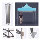 Tente évènementielle personnalisée en aluminium - 3x3m | pandacolach - thumb - 1