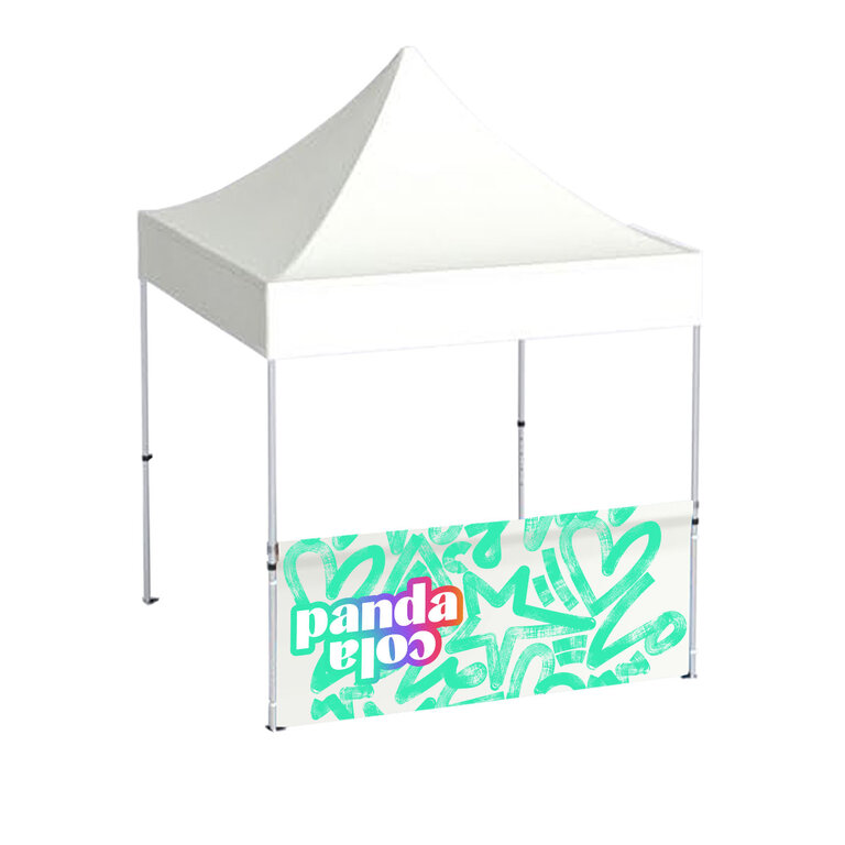 Demi mur personnalisé pour tente évènementielle - 3x3m | pandacolach