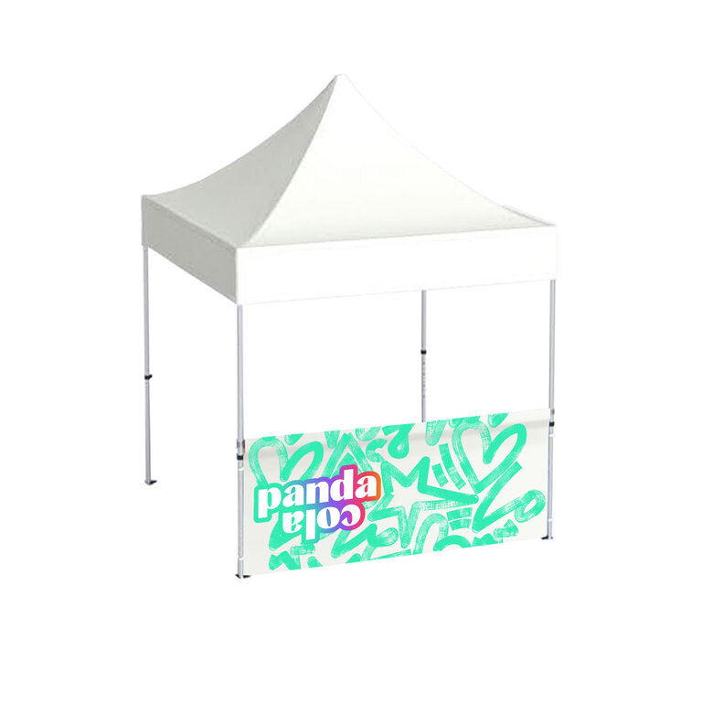 Demi mur personnalisé pour tente évènementielle - 2x2m | pandacolach