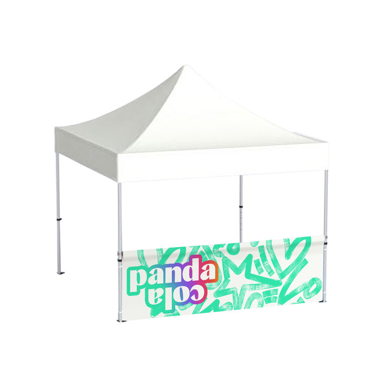Demi mur personnalisé pour tente évènementielle - 4,5x3m | pandacolach