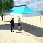 Tente évènementielle personnalisée en aluminium - 6x3m | pandacolach - thumb - 1