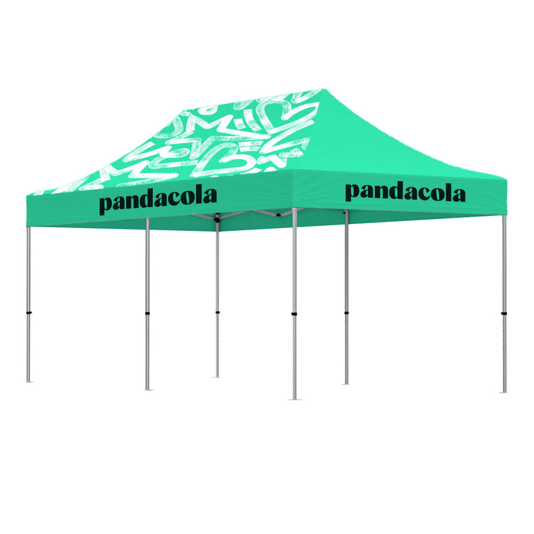 Tente évènementielle personnalisée en aluminium - 6x3m | pandacolach