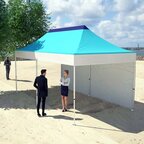 Mur personnalisé pour tente évènementielle - 6x3m | pandacolach - thumb - 1