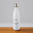 Gourde isotherme personnalisable double paroi en acier recyclé 500 ml - Clifa | pandacolach - thumb - 1