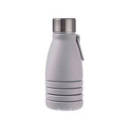 Gourde pliable personnalisable en sillicone avec mousqueton 550 ml - Plika | pandacolach - thumb - 1