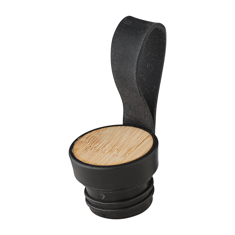 Bouteille personnalisable en rPET avec dragonne et bouchon bambou 500 ml - Moli | pandacola - 2