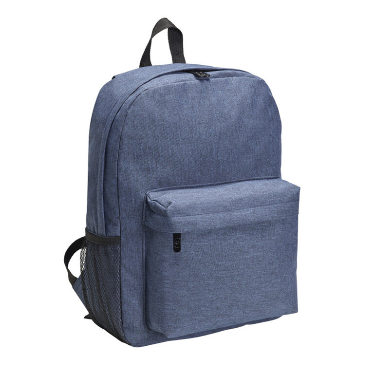 Sac à dos personnlisable en polyester rPET avec poche filet KWOO® - Mikey | pandacolach - 1